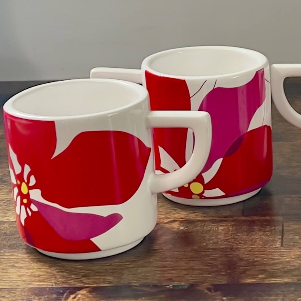Dept. 56 Christmas Espresso/Coffee Cups, Set of 4, 8